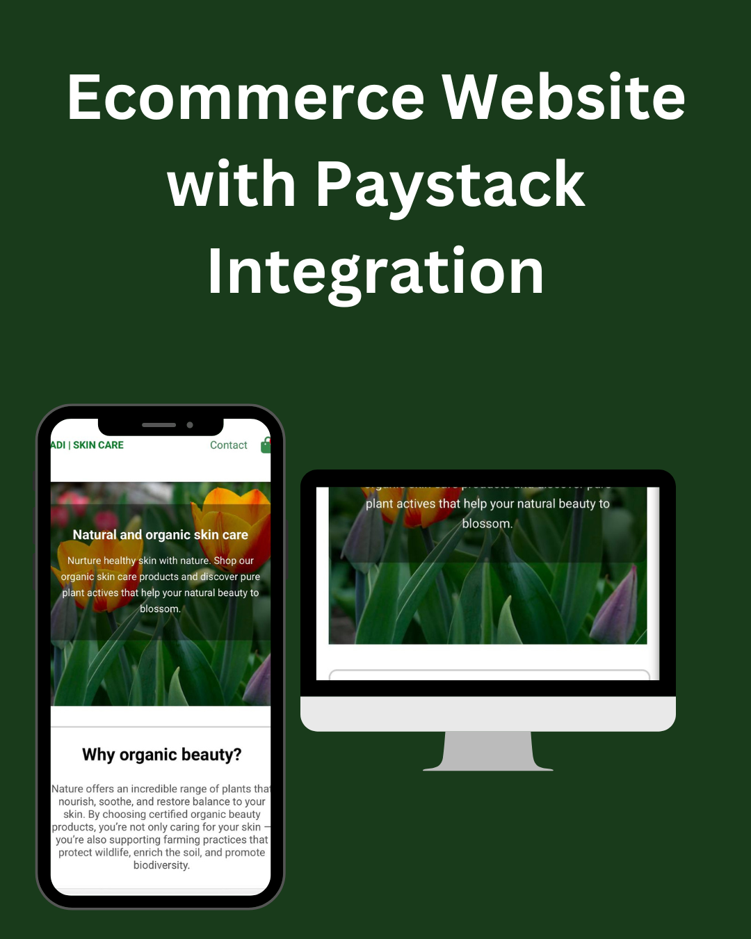 Hadi Naturals e-commerce